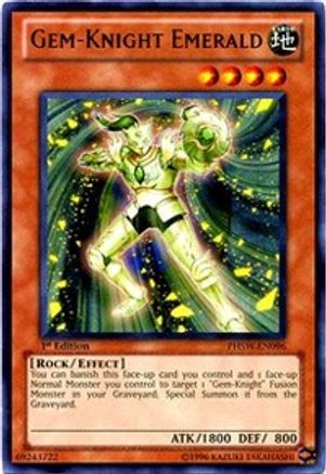 Image of Gem-Knight Emerald [PHSW-EN096] Rare