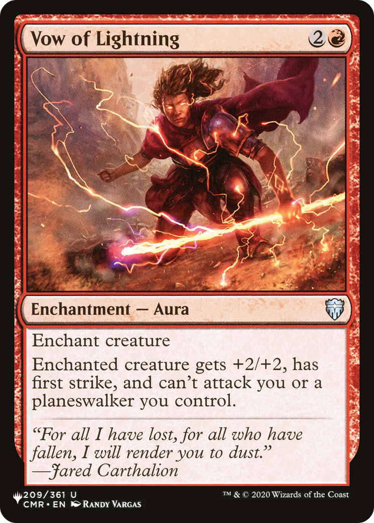 Image of Vow of Lightning [The List]