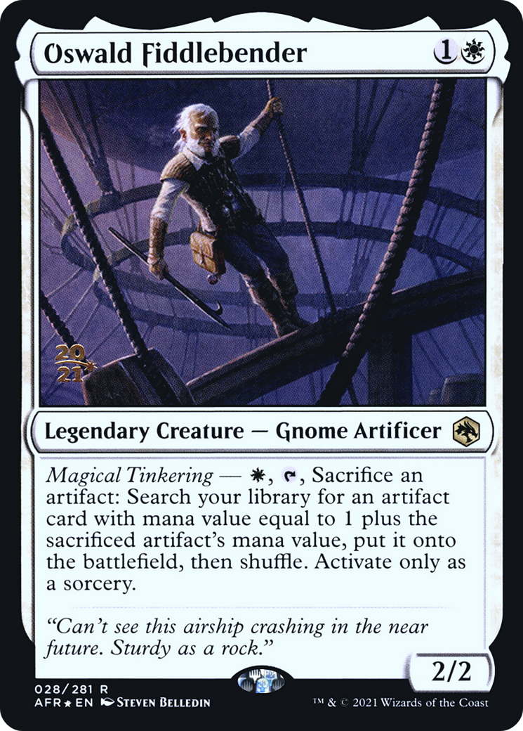 Image of Oswald Fiddlebender [Dungeons & Dragons: Adventures in the Forgotten Realms Prerelease Promos]