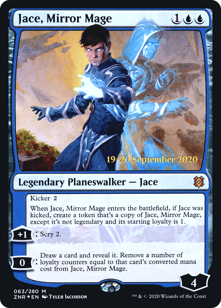 Image of Jace, Mirror Mage [Zendikar Rising Prerelease Promos]