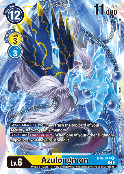 Image of Azulongmon [BT8-044] [New Awakening]