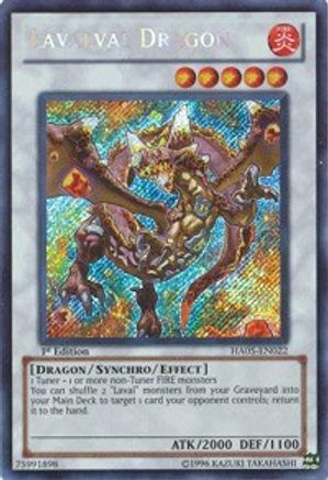 Image of Lavalval Dragon [HA05-EN022] Secret Rare