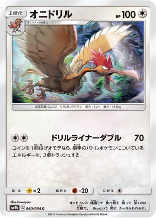 Image of Fearow (040/054) - SM9b Full Metal Wall