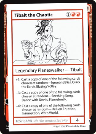 Image of Tibalt the Chaotic (2021 Edition) [Mystery Booster Playtest Cards]