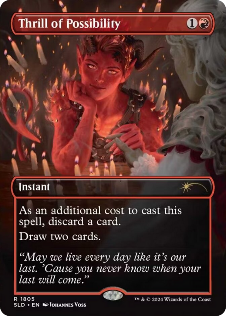 Image of Thrill of Possibility (SLD-1805) - Secret Lair Drop (Borderless) Foil