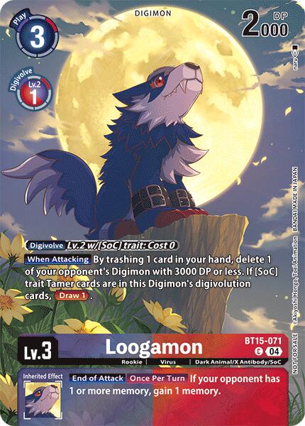 Image of Loogamon [BT14-071] (Legend Pack 2024) [Blast Ace]