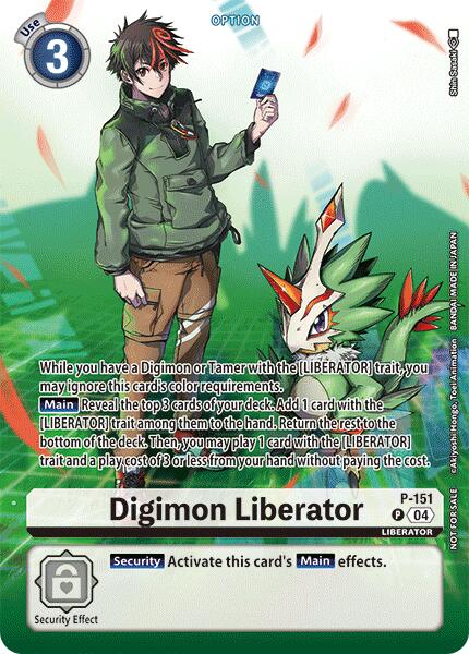 Image of Digimon Liberator [P-151] - P-151 (Legend Pack 2024) [Promotional Cards]