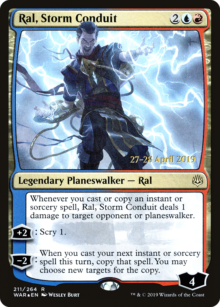 Image of Ral, Storm Conduit [War of the Spark Prerelease Promos]