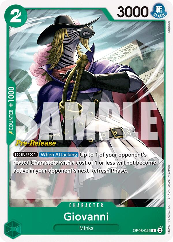 Image of Giovanni [Two Legends Pre-Release Cards]