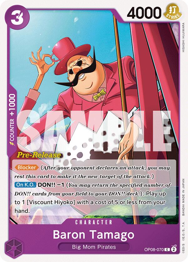 Image of Baron Tamago [Two Legends Pre-Release Cards]