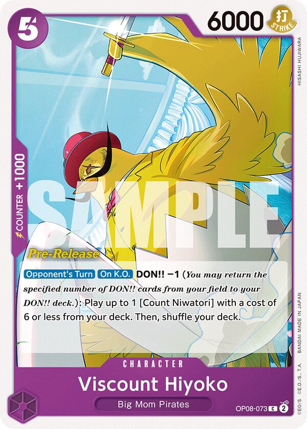 Image of Viscount Hiyoko [Two Legends Pre-Release Cards]