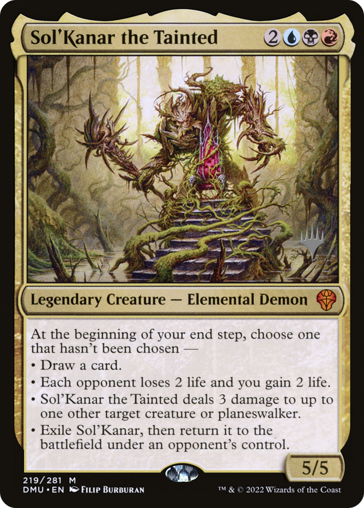 Image of Sol'Kanar the Tainted (Promo Pack) [Dominaria United Promos]