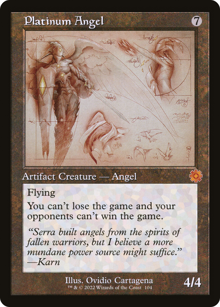Image of Platinum Angel (Retro Schematic) [The Brothers' War Retro Artifacts]