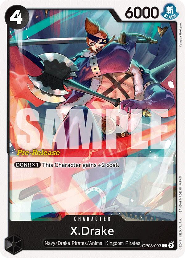 Image of X.Drake [Two Legends Pre-Release Cards]