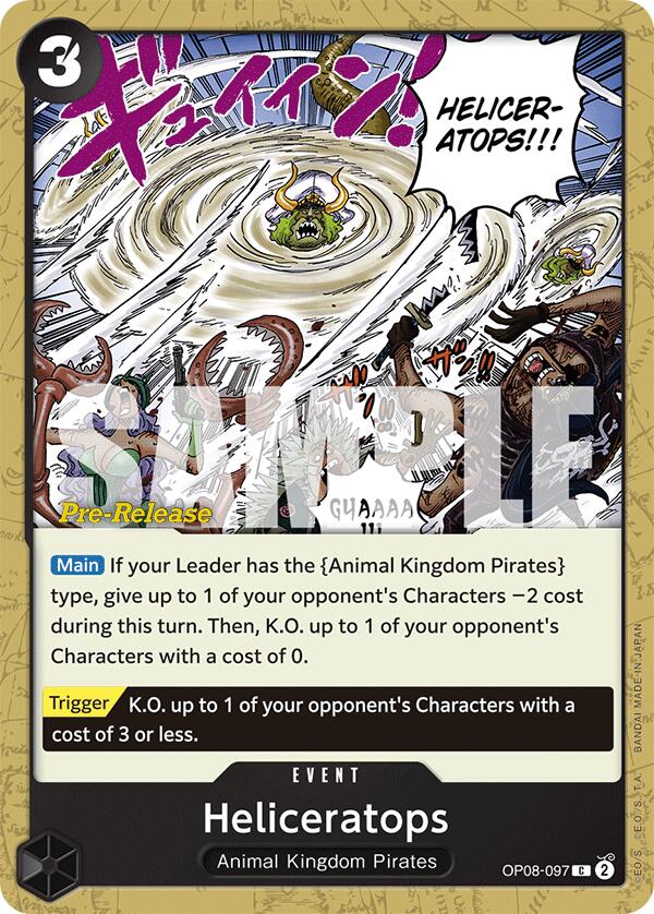 Image of Heliceratops [Two Legends Pre-Release Cards]