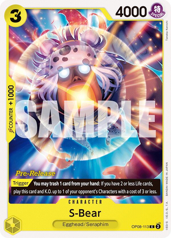 Image of S-Bear [Two Legends Pre-Release Cards]