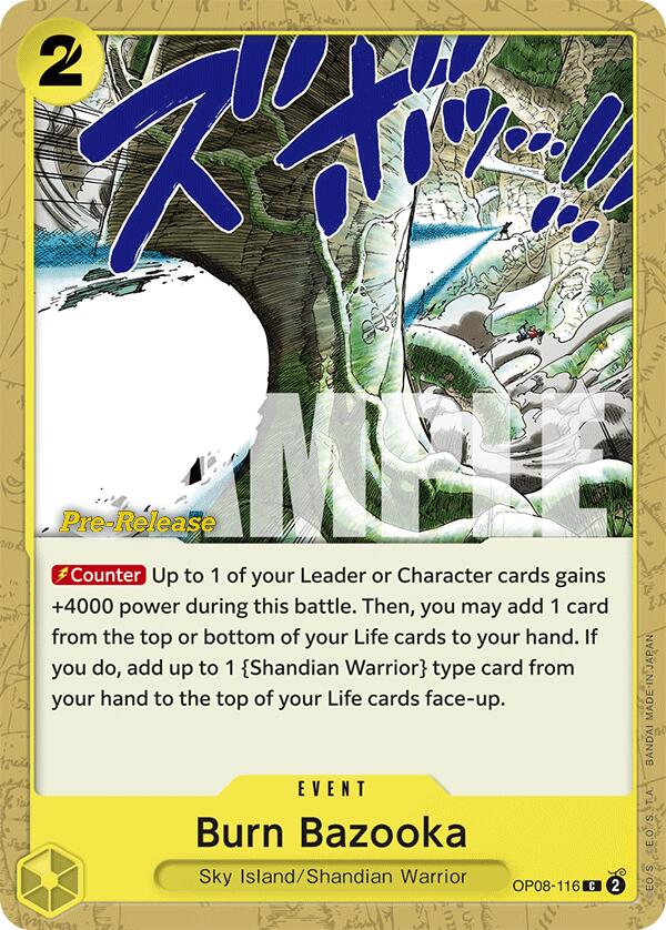 Image of Burn Bazooka [Two Legends Pre-Release Cards]
