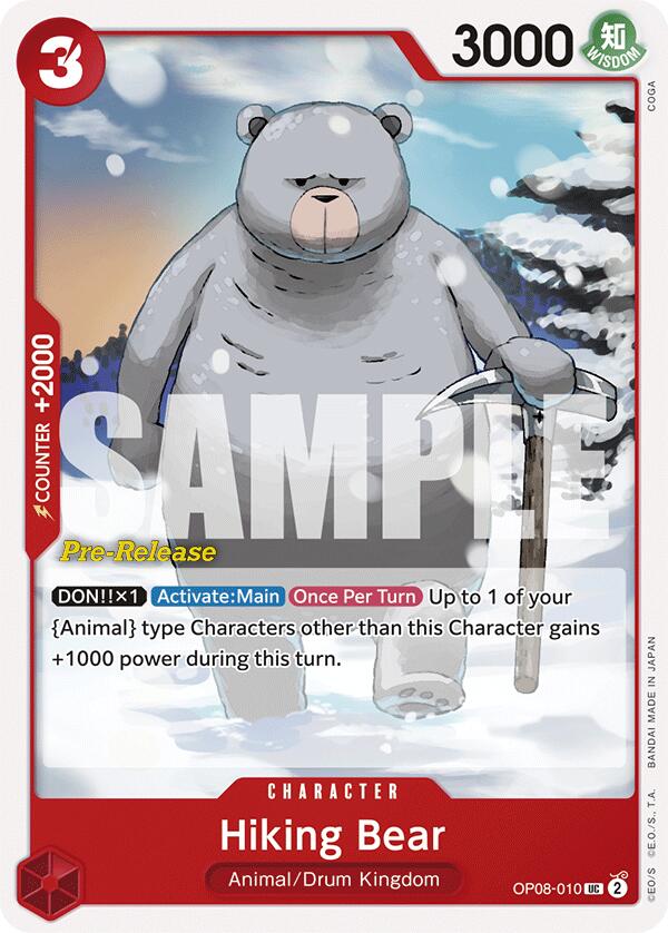 Image of Hiking Bear [Two Legends Pre-Release Cards]