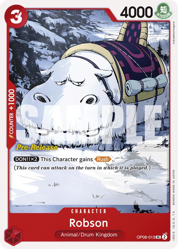 Image of Robson [Two Legends Pre-Release Cards]