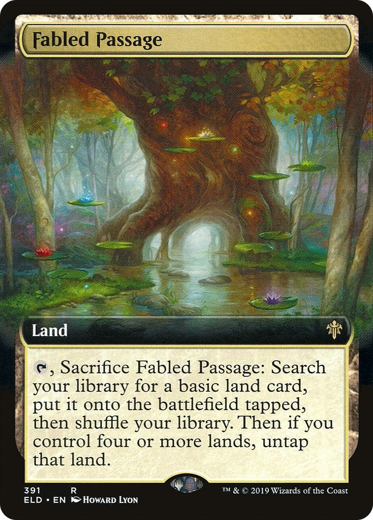 Image of Fabled Passage (Extended Art) [Throne of Eldraine]