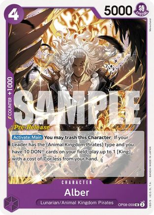 Image of Alber [Two Legends Pre-Release Cards]