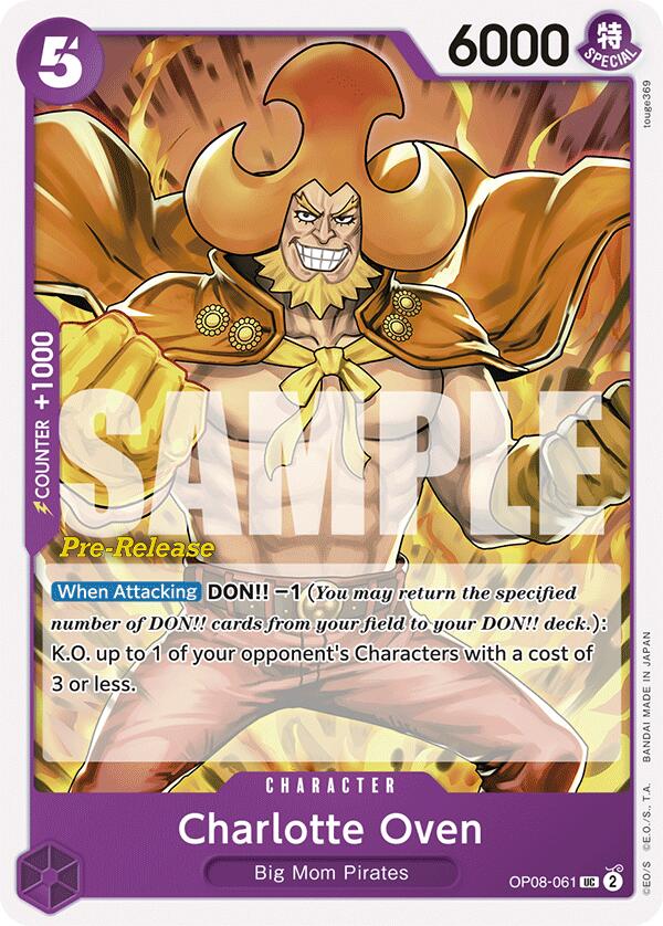 Image of Charlotte Oven [Two Legends Pre-Release Cards]