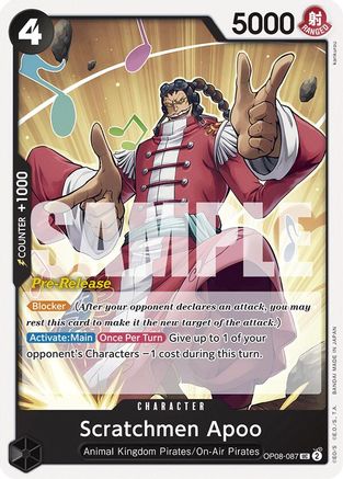 Image of Scratchmen Apoo [Two Legends Pre-Release Cards]
