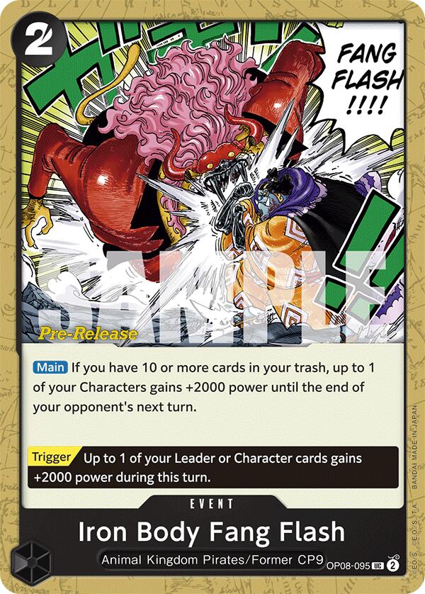Image of Iron Body Fang Flash [Two Legends Pre-Release Cards]
