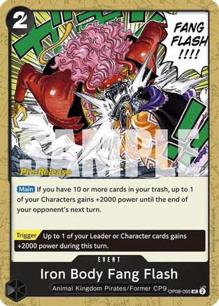 Image of Iron Body Fang Flash [Two Legends Pre-Release Cards]