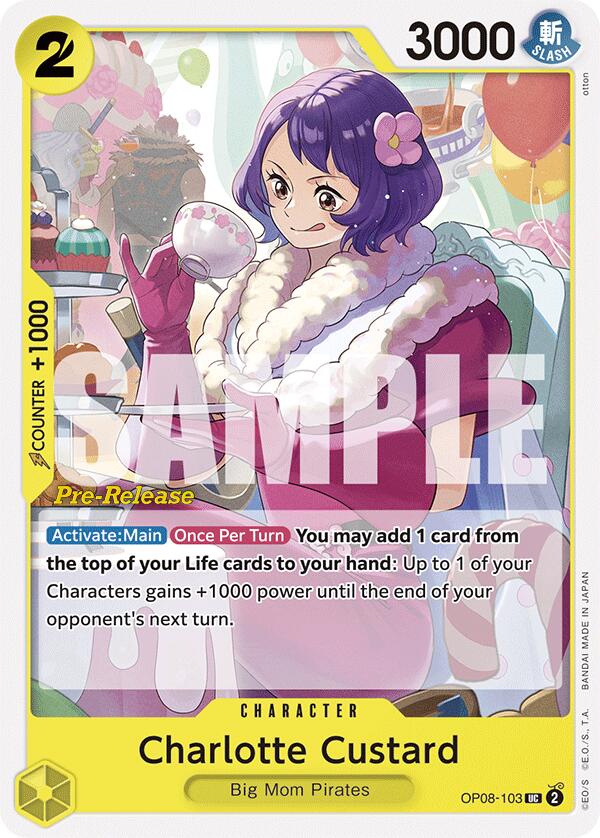 Image of Charlotte Custard [Two Legends Pre-Release Cards]