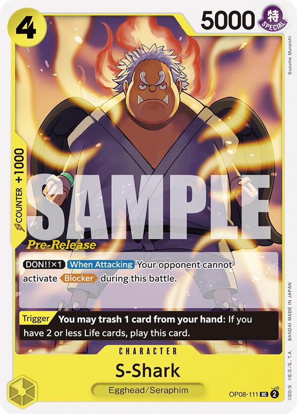 Image of S-Shark [Two Legends Pre-Release Cards]