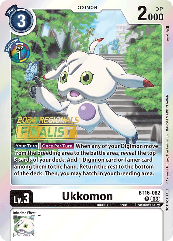 Image of Ukkomon [BT16-082] (2024 Regionals Finalist) [Beginning Observer]