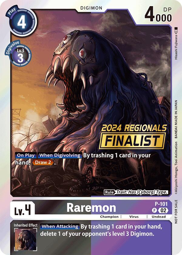 Image of Raremon [P-101] - P-101 (2024 Regionals Finalist) [Promotional Cards]