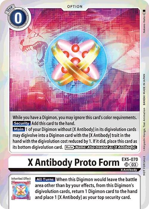 Image of X Antibody Proto Form [EX5-070] (Event Pack 7) [Animal Colosseum]