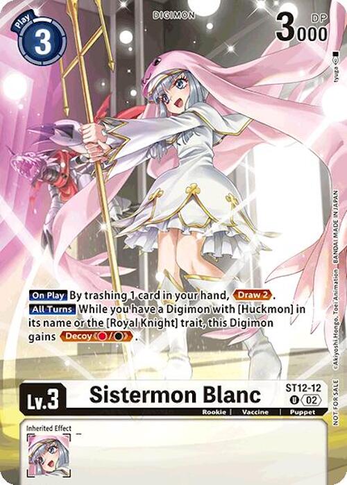 Image of Sistermon Blanc [ST12-12] (Event Pack 7) [Starter Deck: Jesmon]