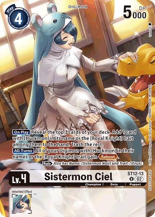 Image of Sistermon Ciel [ST12-13] (Event Pack 7) [Starter Deck: Jesmon]