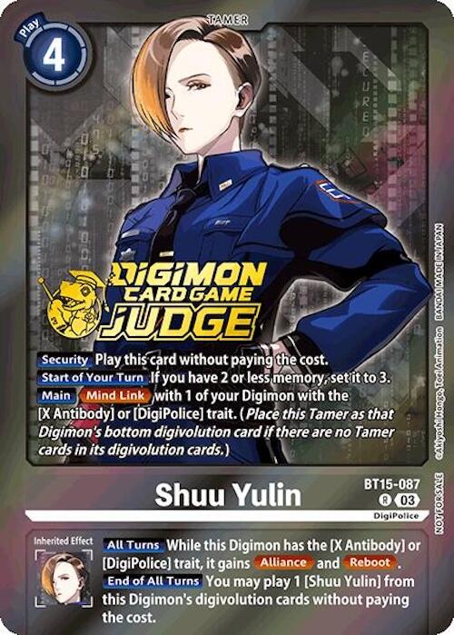 Image of Shuu Yulin [BT15-087] (Judge Pack 6) [Exceed Apocalypse]