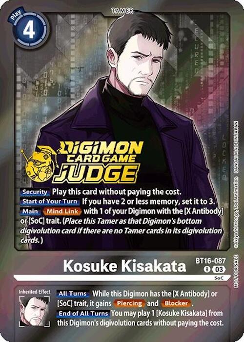 Image of Kosuke Kisakata [BT16-087] (Judge Pack 6) [Beginning Observer]