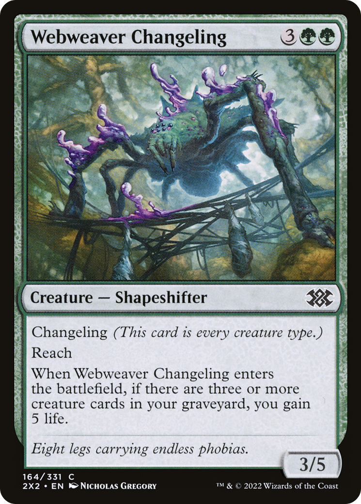 Image of Webweaver Changeling [Double Masters 2022]