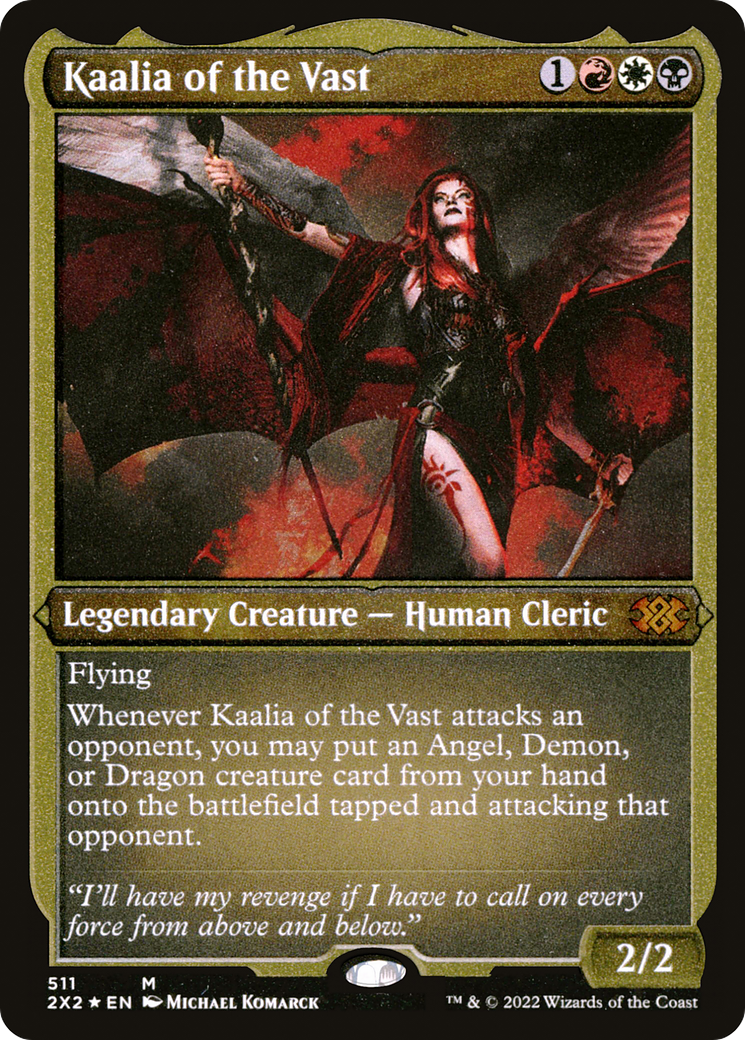 Image of Kaalia of the Vast (Foil Etched) [Double Masters 2022]