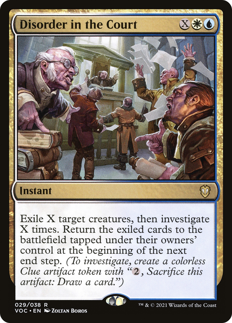 Image of Disorder in the Court [Innistrad: Crimson Vow Commander]