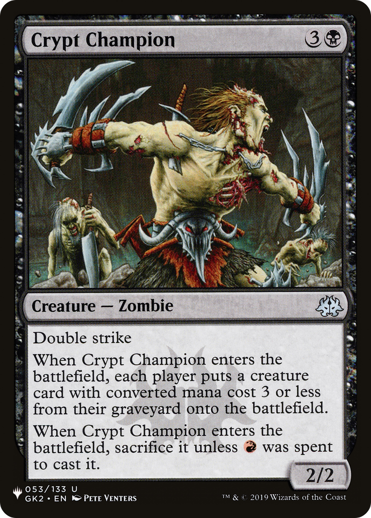 Image of Crypt Champion [The List]