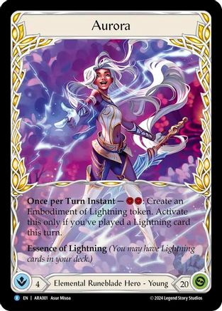 Image of Aurora [ARA001] (Rosetta Aurora Blitz Deck)  Rainbow Foil