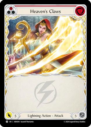 Image of Heaven's Claws (Red) [ARA010] (Rosetta Aurora Blitz Deck)