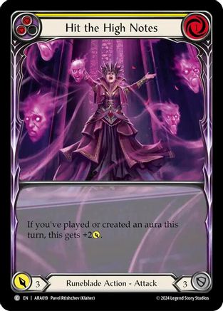 Image of Hit the High Notes (Yellow) [ARA019] (Rosetta Aurora Blitz Deck)