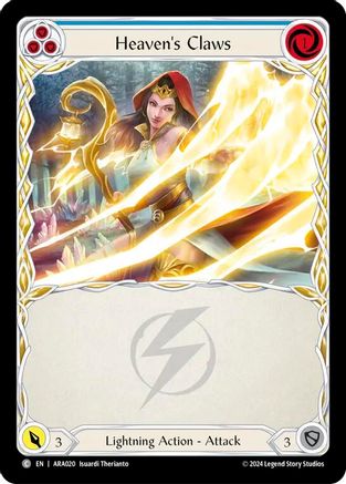 Image of Heaven's Claws (Blue) [ARA020] (Rosetta Aurora Blitz Deck)