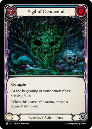 Image of Sigil of Deadwood [ARA025] (Rosetta Aurora Blitz Deck)