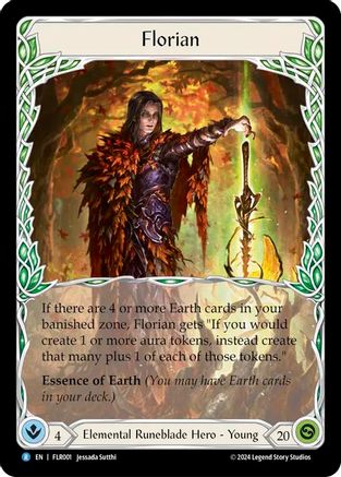 Image of Florian [FLR001] (Rosetta Florian Blitz Deck)  Rainbow Foil