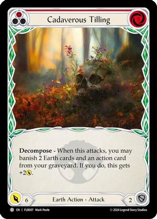 Image of Cadaverous Tilling (Red) [FLR007] (Rosetta Florian Blitz Deck)