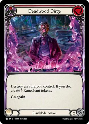 Image of Deadwood Dirge (Red) [FLR014] (Rosetta Florian Blitz Deck)